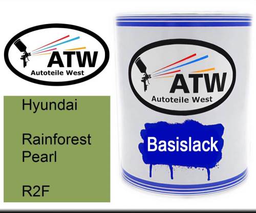 Hyundai, Rainforest Pearl, R2F: 1L Lackdose, von ATW Autoteile West.